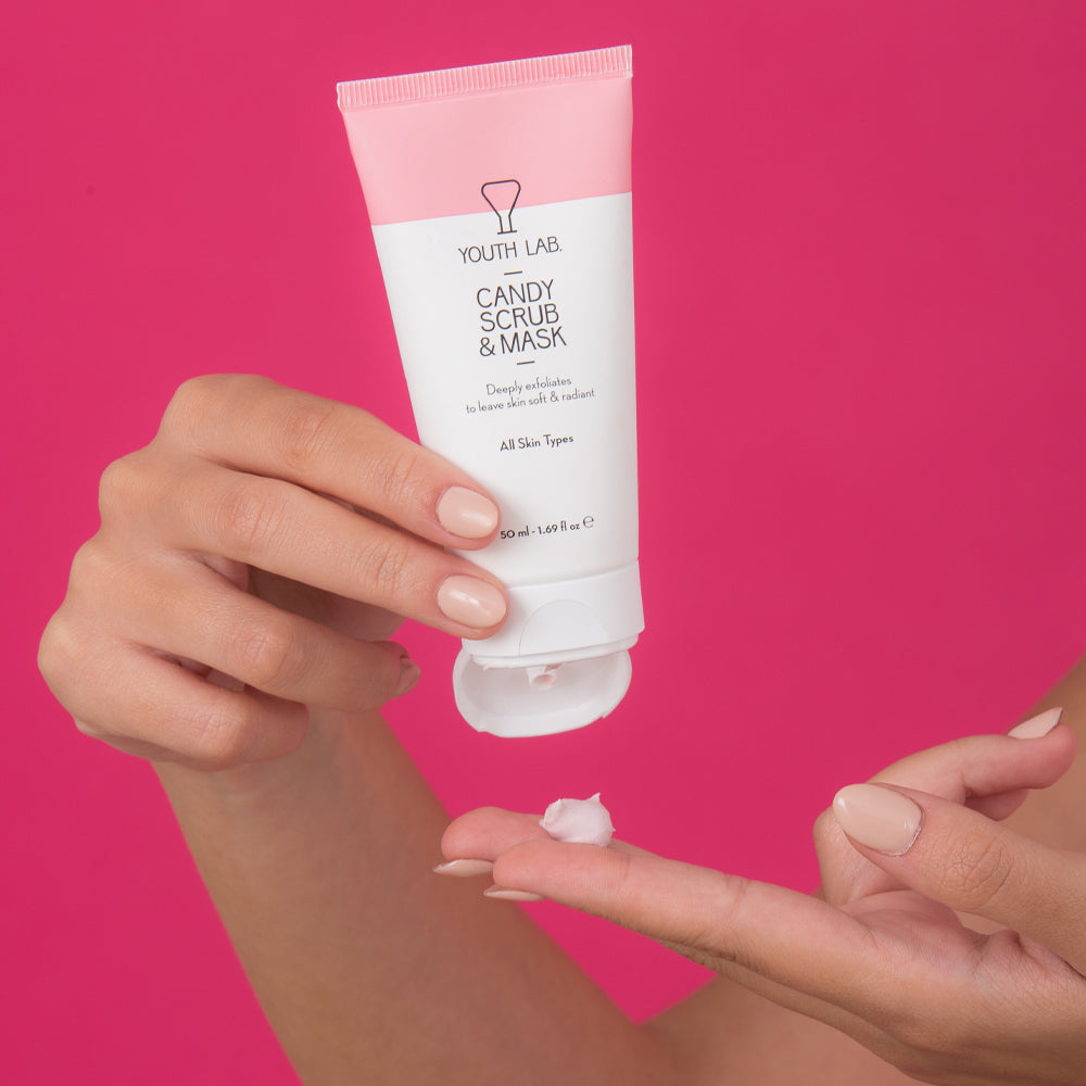 Scrub dhe maskë Candy - Çdo tip lëkure 75ml