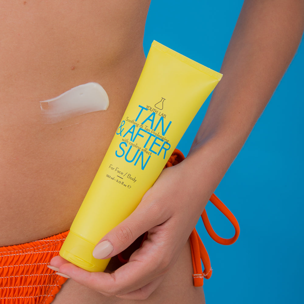 Tan & After Sun - Qetëson Lëkurën dhe Zgjat Nxirjen Natyrale, Riparon dhe Qeteson Irritimet 150ml