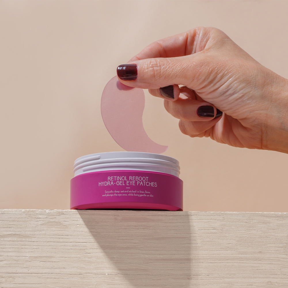 Maska për sytë Hydra-Gel me Retinol - Zbut linjat e imëta dhe rrudhat, efekt ripërtëritës gjatë natës - 60 copë