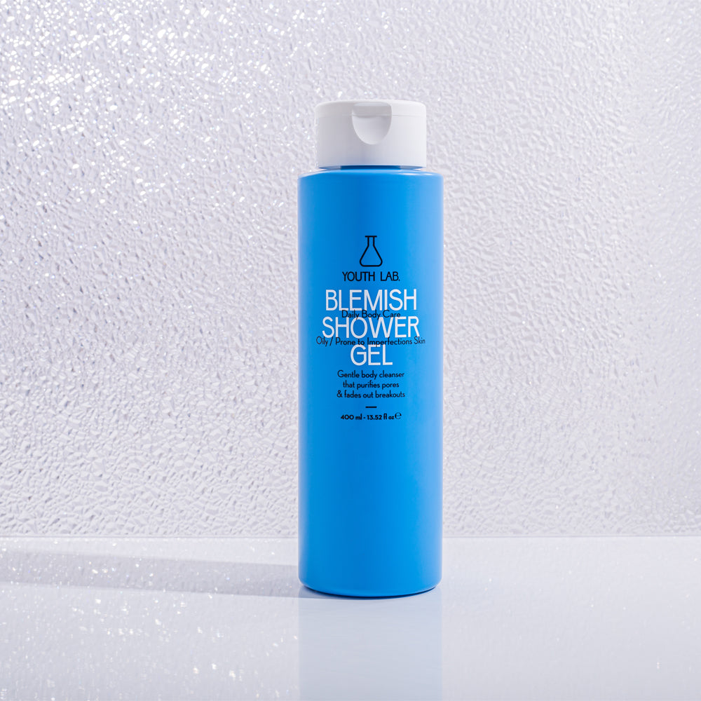 Shower Gel Blemish - Qetëson dhe parandalon aknet në shpinë, gjoks dhe krahë 400ml