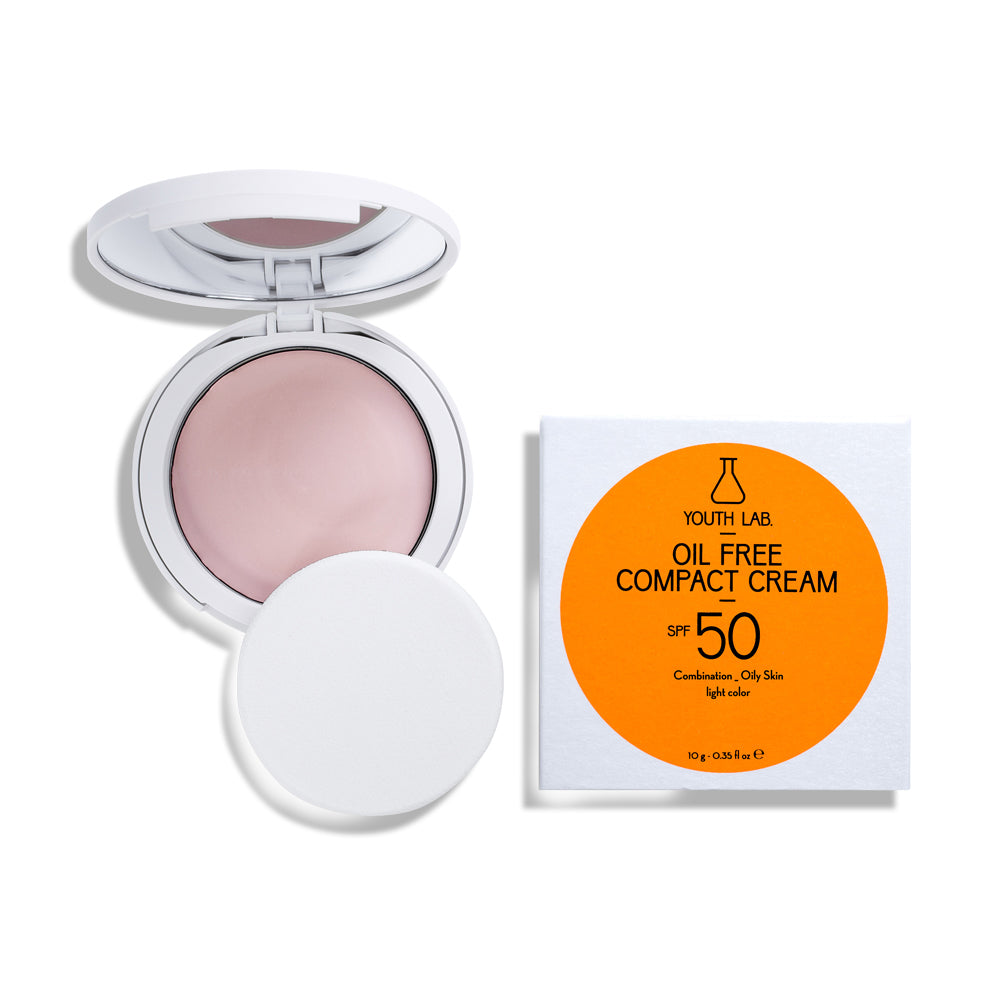 Kremi Compact Oil Free SPF 50 - Lëkurë e kombinuar / e Yndyrshme - Light 10gr