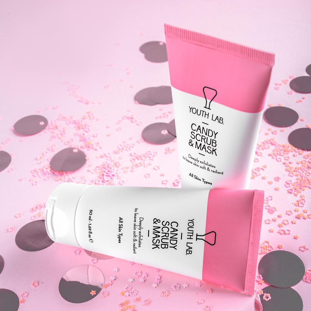 Scrub dhe maskë Candy - Çdo tip lëkure 75ml