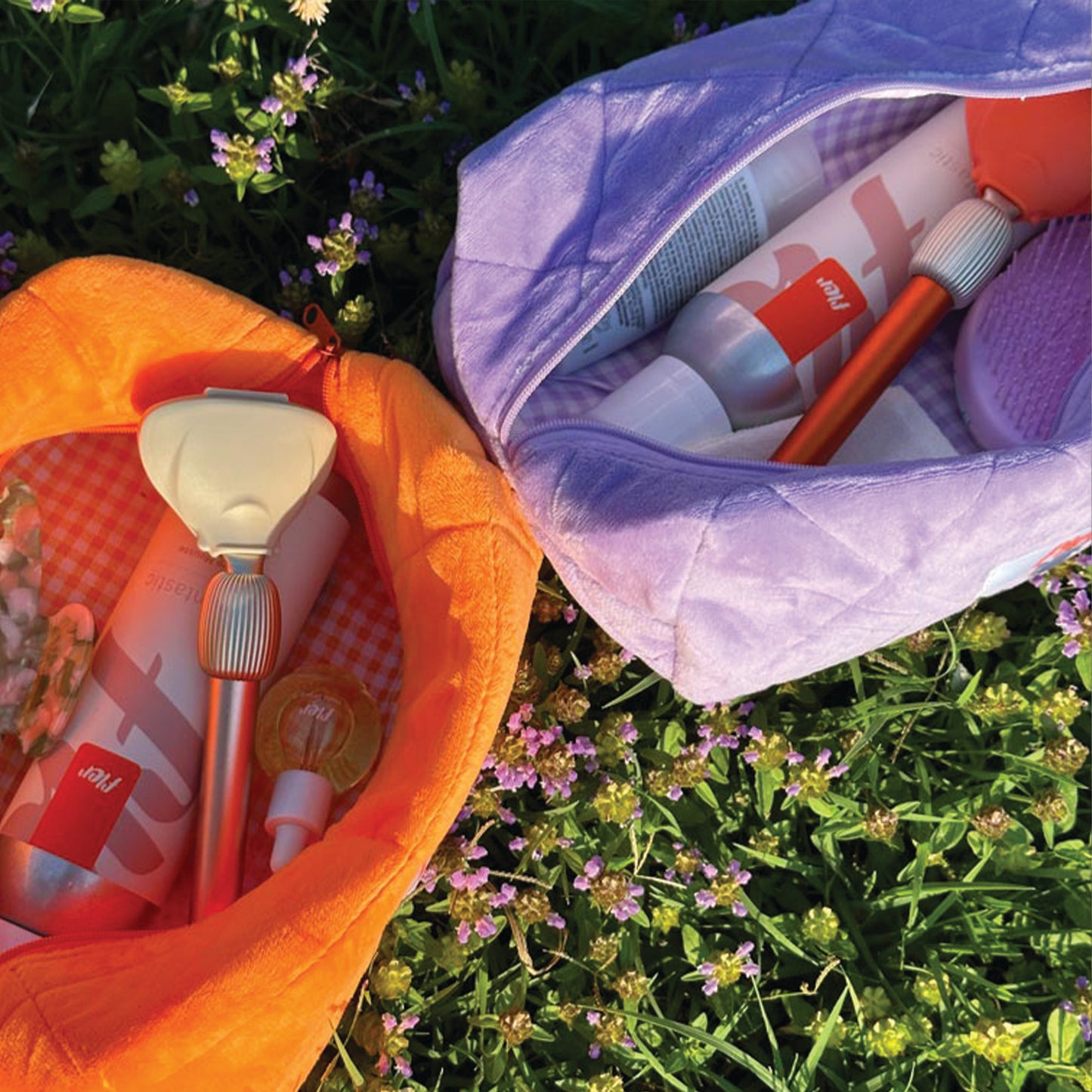BEAUTY CASE ORANGE - Çante kozmetike