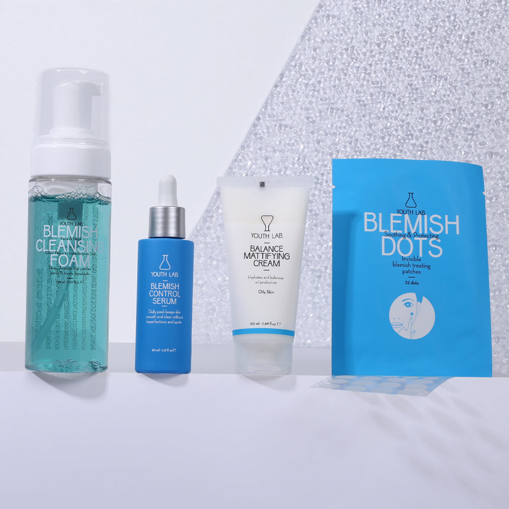 Blemish Cleansing Foam - Larës fytyre shkumues, përthan pucrat, pastron poret në thellësi, qetëson skuqjet - Lëkurë e Yndyrshme 150ml
