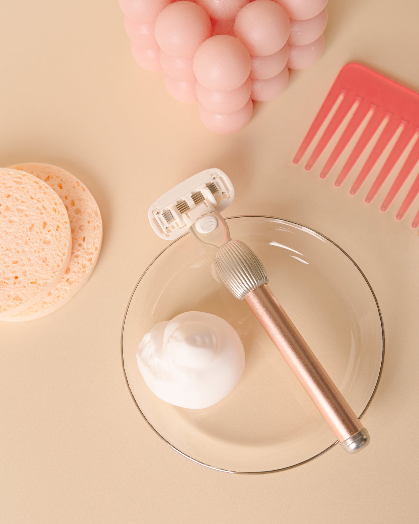 Razor Starter Set - Blush - Brisk Depilimi