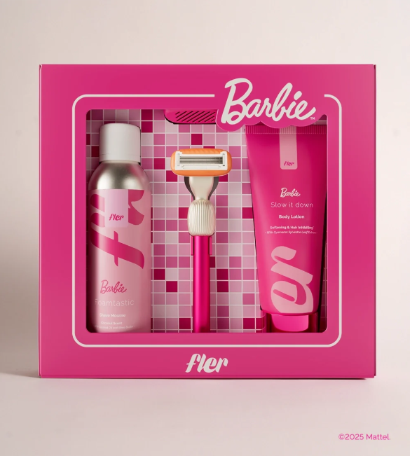 THAT PINK SET - Set depilimi Barbie x Fler Limited Edition, me produktet kryesore për depilim pa irritime
