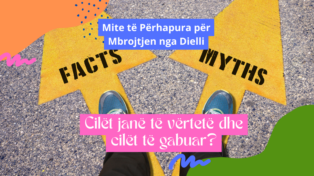 Mite të Përhapura për Mbrojtjen nga Dielli