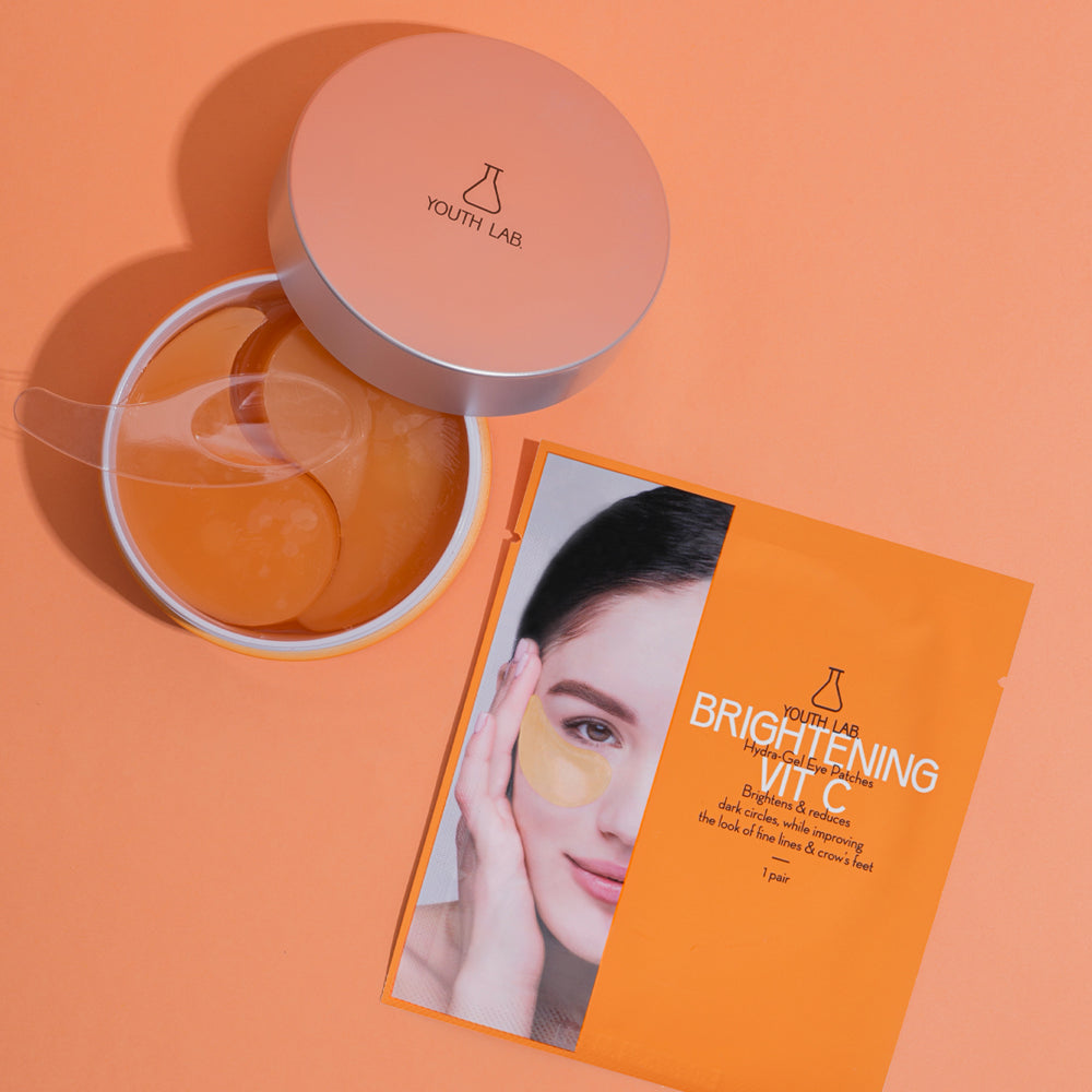 Maska për Sytë Hydra-Gel me Vit C  - Ndihmojne me rrathët e errët, enjtjet dhe diskolorimin - 1 set
