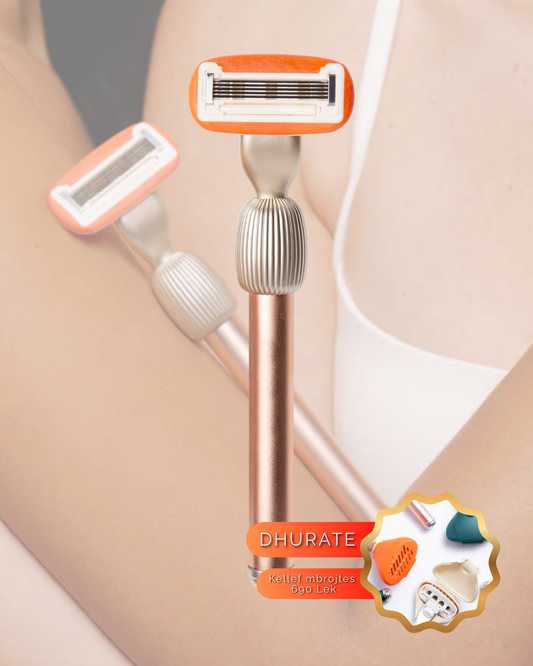 Razor Starter Set - Brisk Depilimi me 2 koka dhe Këllëf mbrojtës DHURATE - Blush