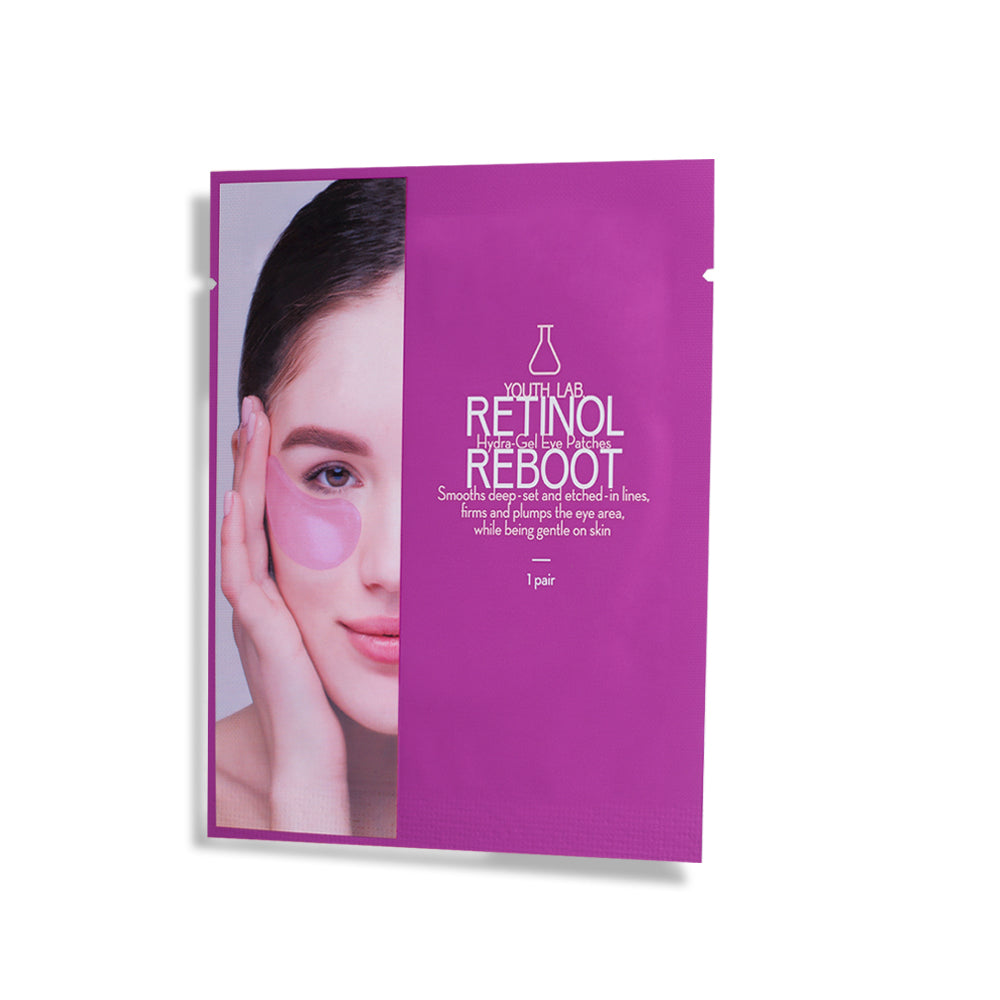 Maska për sytë Hydra-Gel me Retinol - Zbut linjat e imëta dhe rrudhat, efekt ripërtëritës gjatë natës - 1 Set