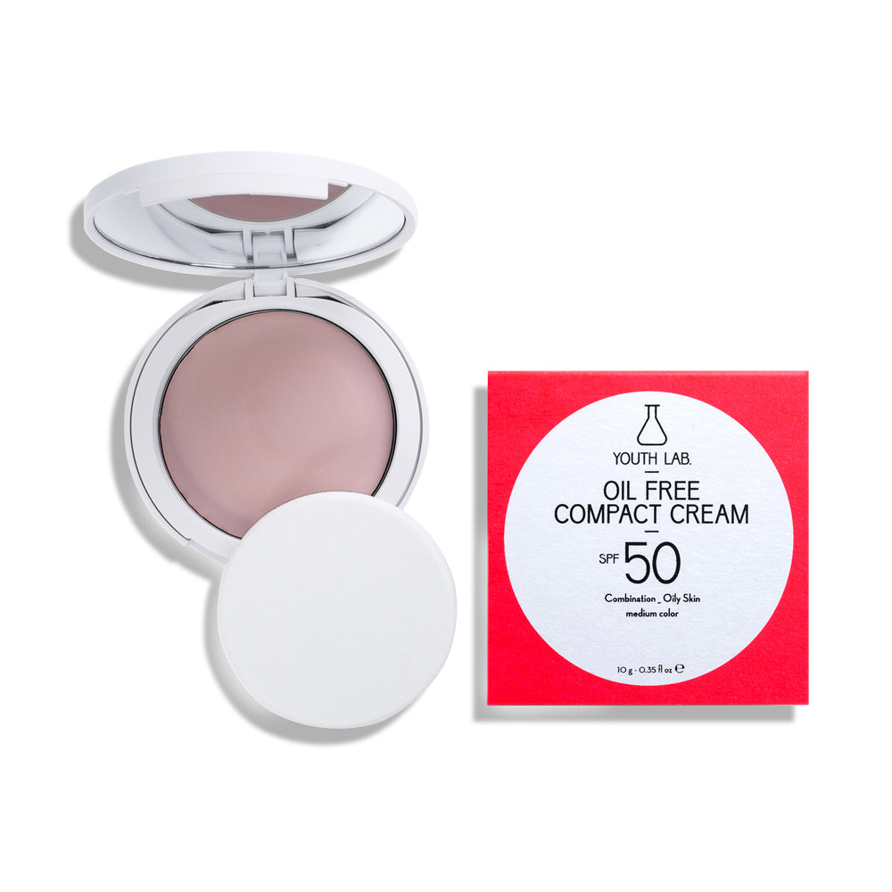 Kremi Compact Oil Free SPF 50 - Lëkurë e kombinuar /e Yndyrshme- Medium 10gr
