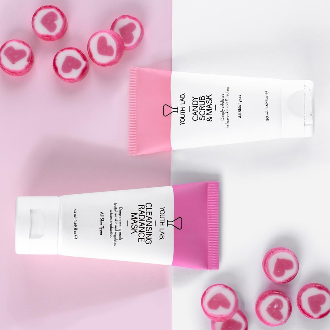 Scrub dhe maskë Candy - Çdo tip lëkure 75ml