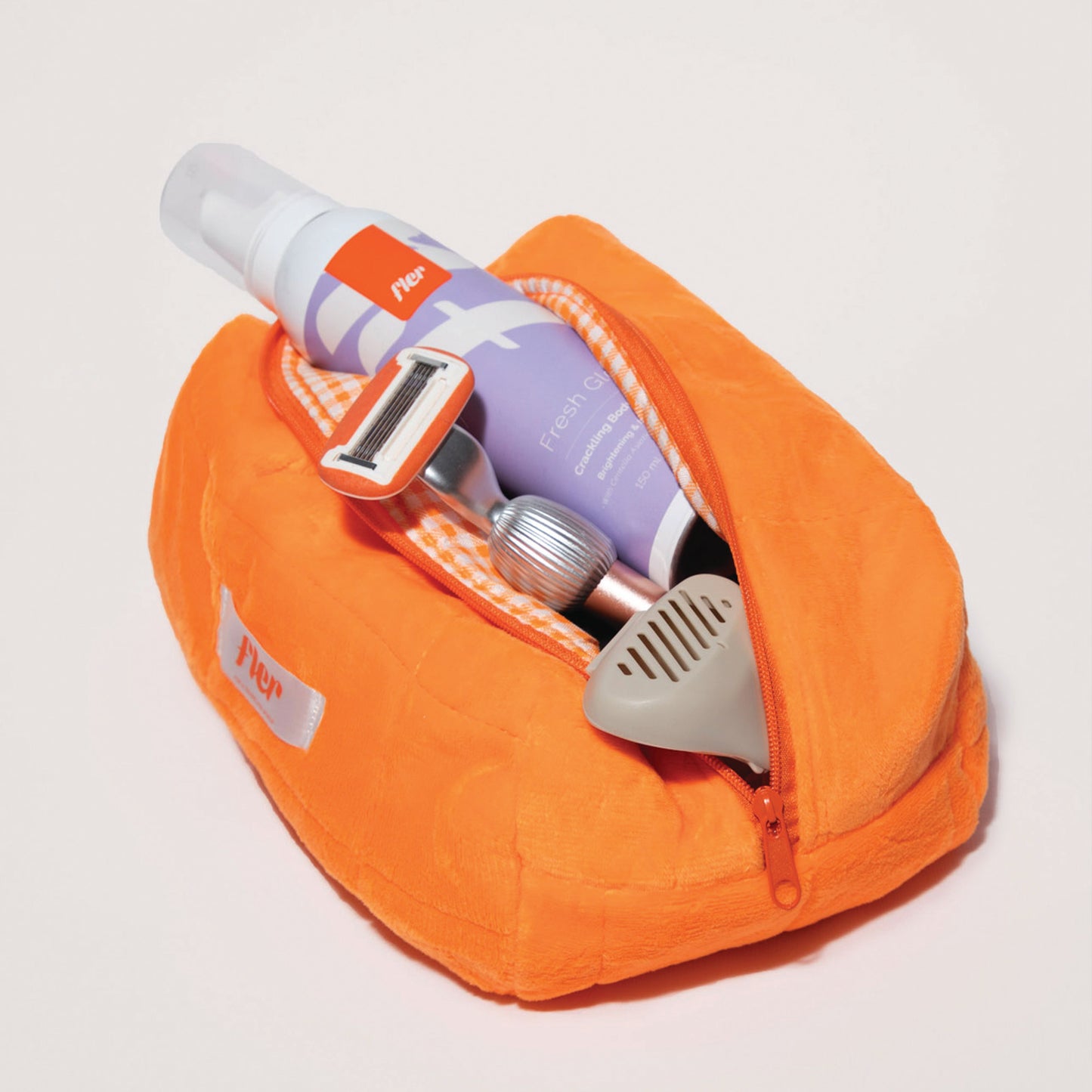 BEAUTY CASE ORANGE - Çante kozmetike