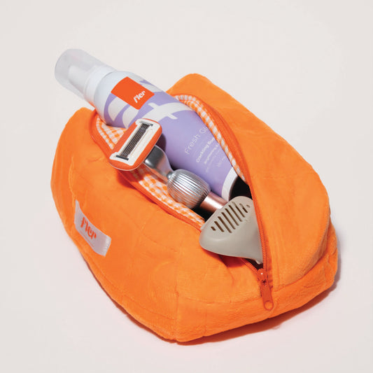 BEAUTY CASE ORANGE - Çante kozmetike