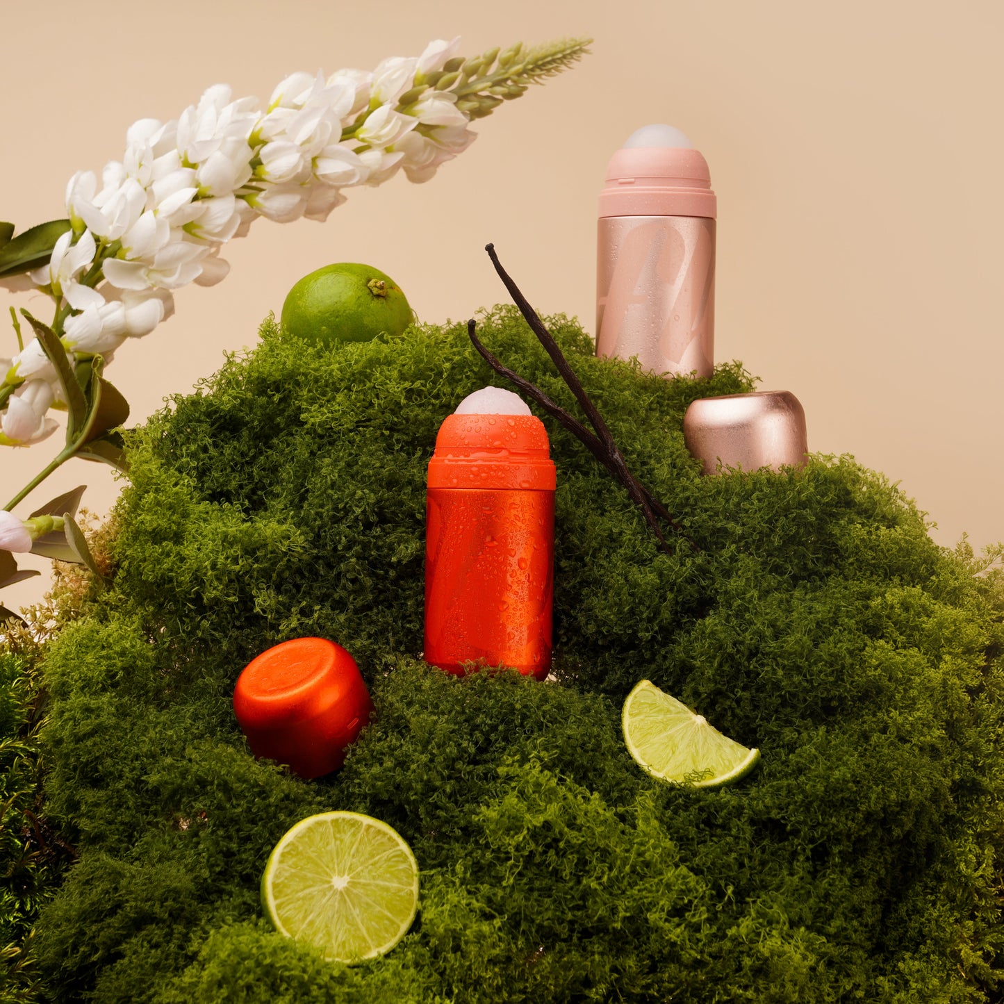 Refillable Roll-on Deodorant Starter Set - Kasë alumini dhe një rimbushje - Citrus Wave