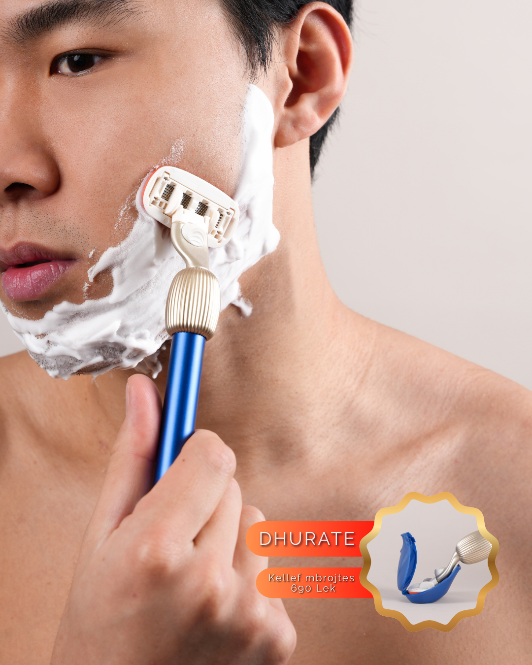 Razor Starter Set - Brisk Depilimi me 2 koka dhe Këllëf mbrojtës DHURATE - Midnight