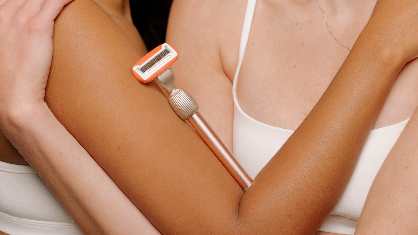 Razor Starter Set - Blush - Brisk Depilimi